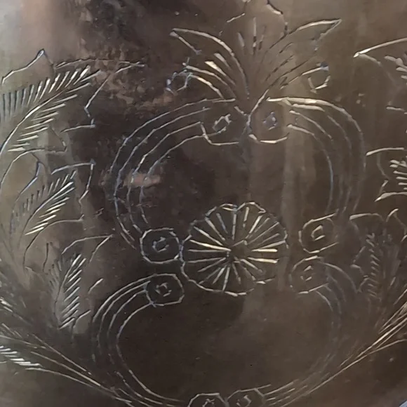 Vintage Brass Lidded Container Biscuit Storage Lions Head Handles Victorian - Picture 17 of 17